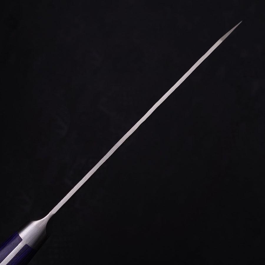 Kiritsuke Petty Blue Steel #2 Nashiji Stainless Clad Western Handle 140mm