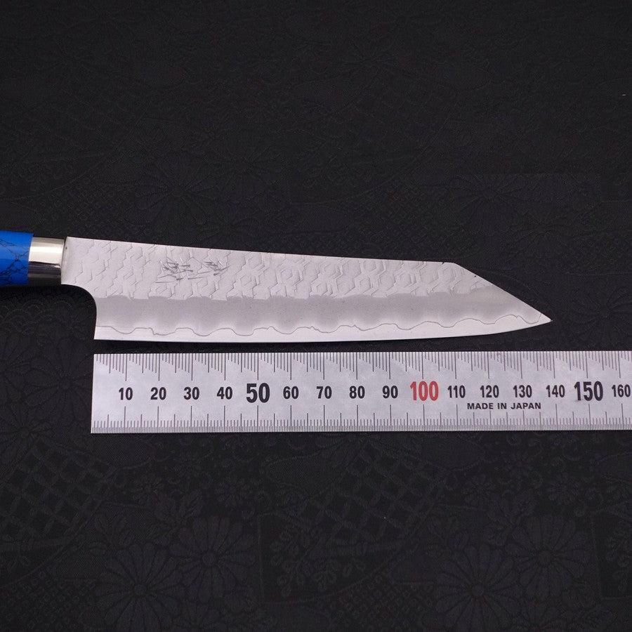 Kiritsuke Petty SG-2 Tsuchime Turquoise Blue Handle 150mm