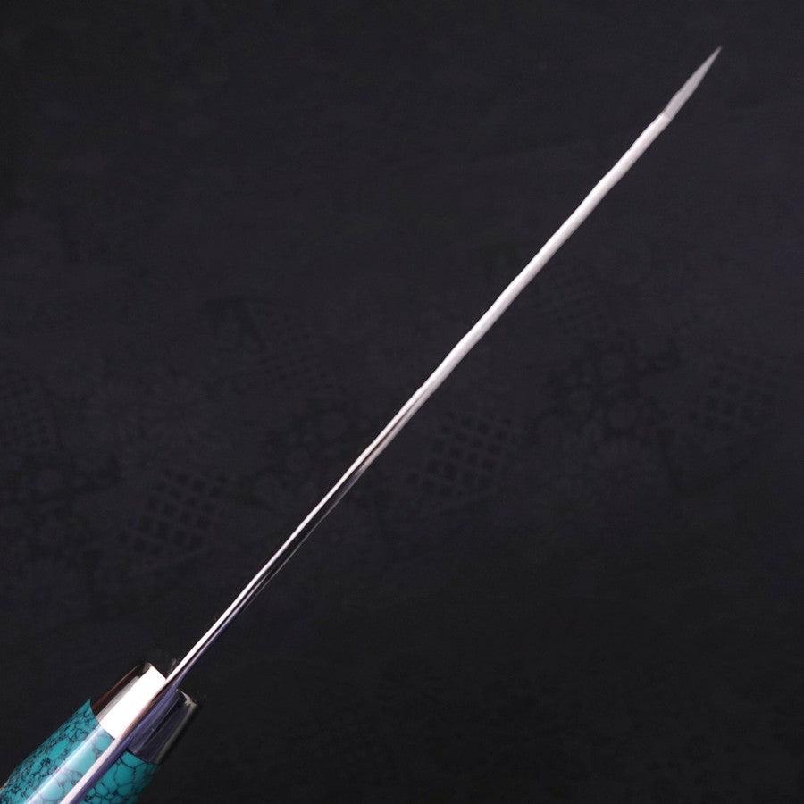 Kiritsuke Petty SG-2 Tsuchime Turquoise Green Handle 150mm