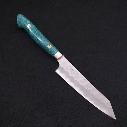 Kiritsuke Petty SG-2 Tsuchime Turquoise Green Handle 150mm