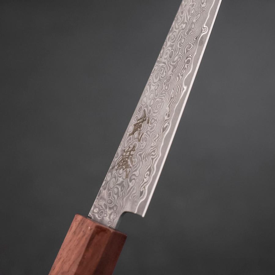 Kiritsuke Petty VG-10 Damascus Shitan Ebony Handle 130mm
