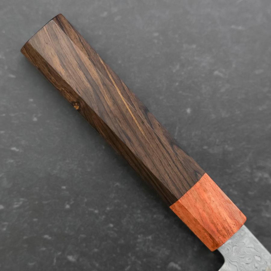 Kiritsuke Petty VG-10 Damascus Shitan Ebony Handle 130mm