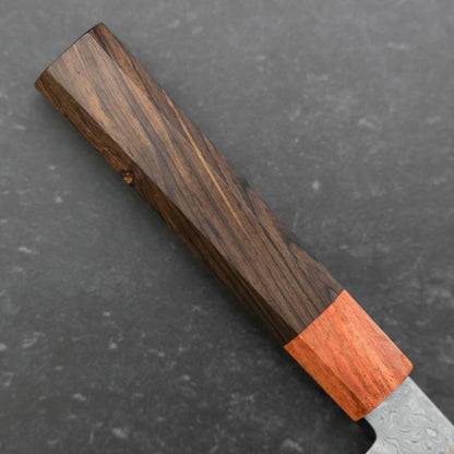 Kiritsuke Petty VG-10 Damascus Shitan Ebony Handle 130mm