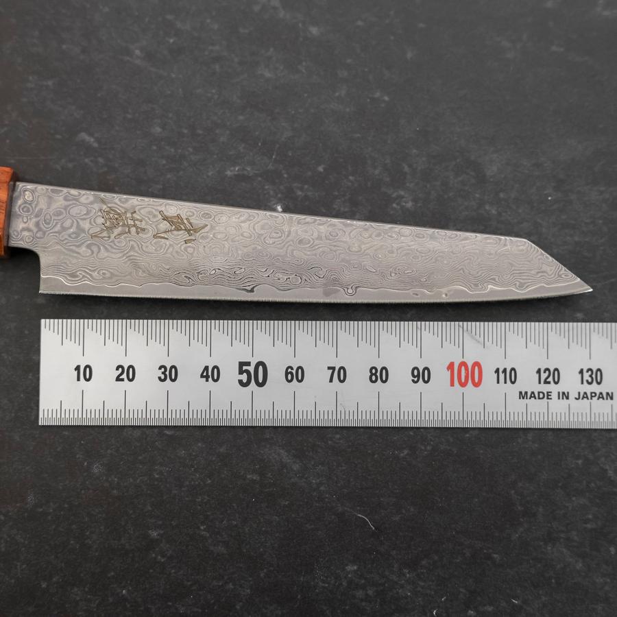 Kiritsuke Petty VG-10 Damascus Shitan Ebony Handle 130mm