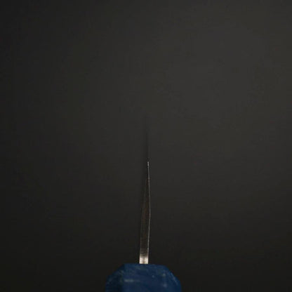 Kiritsuke Petty VG-10 Polished Blue Urushi Handle 125mm