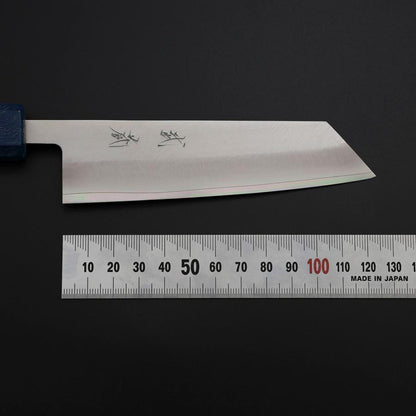 Kiritsuke Petty VG-10 Polished Blue Urushi Handle 125mm