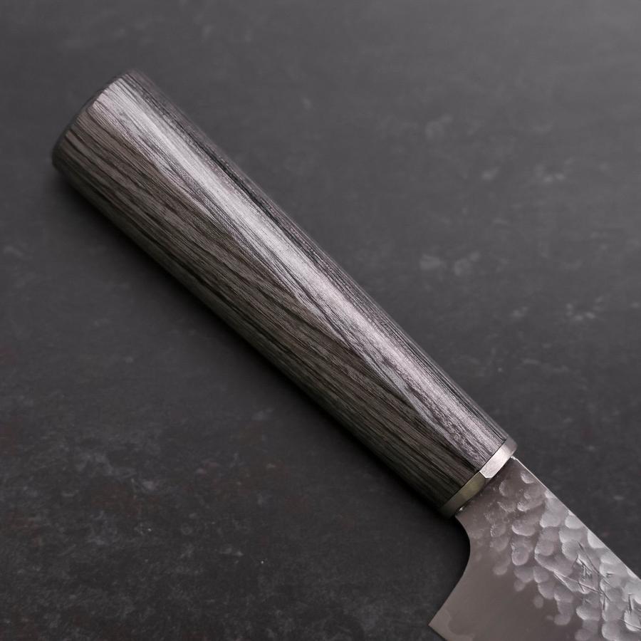 Kiritsuke Petty VG-10 Tsuchime Cherry Charcoal Handle 150mm