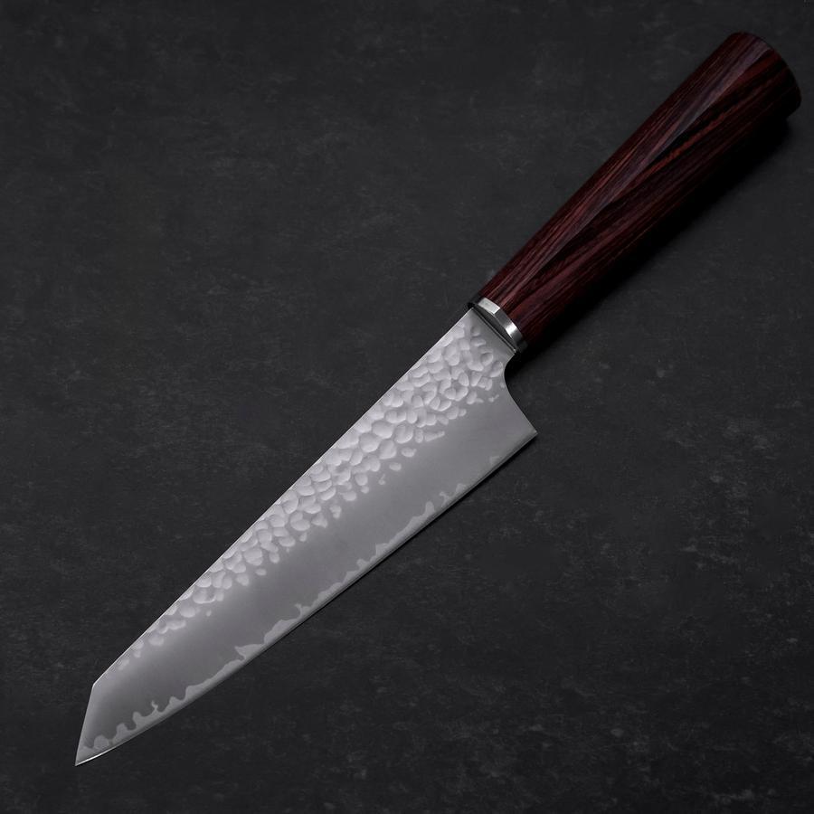 Kiritsuke Petty VG-10 Tsuchime Oval Mahogany Handle 150mm