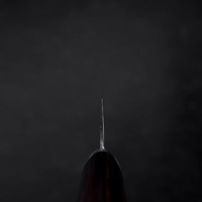 Kiritsuke Petty VG-10 Tsuchime Oval Mahogany Handle 150mm