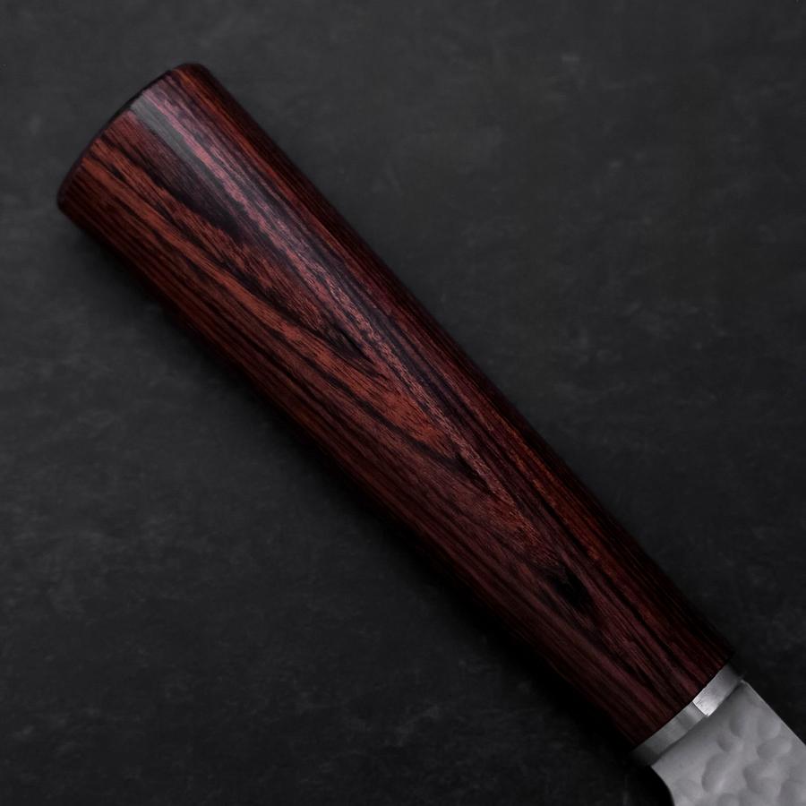 Kiritsuke Petty VG-10 Tsuchime Oval Mahogany Handle 150mm