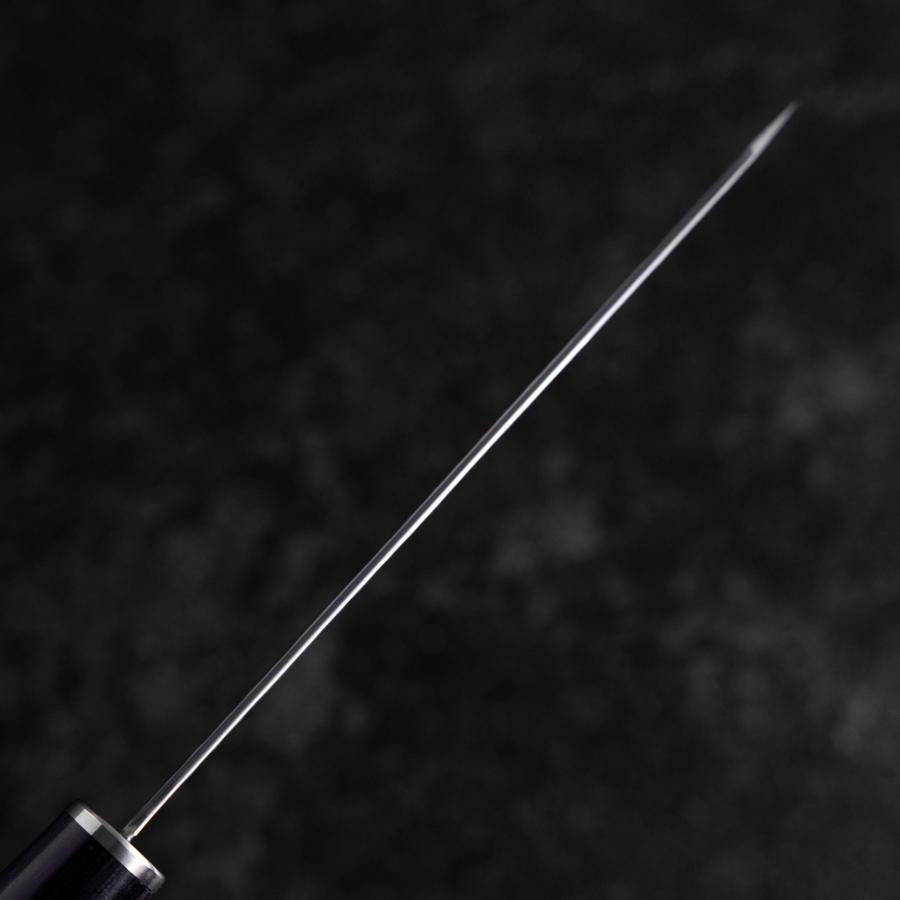 Kiritsuke Petty VG-10 Tsuchime Oval Purple Handle 150mm (5.9”)-[Musashi]-[Japanese-Kitchen-Knives]