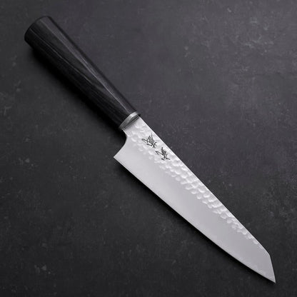 Kiritsuke Petty VG-10 Tsuchime Oval Purple Handle 150mm