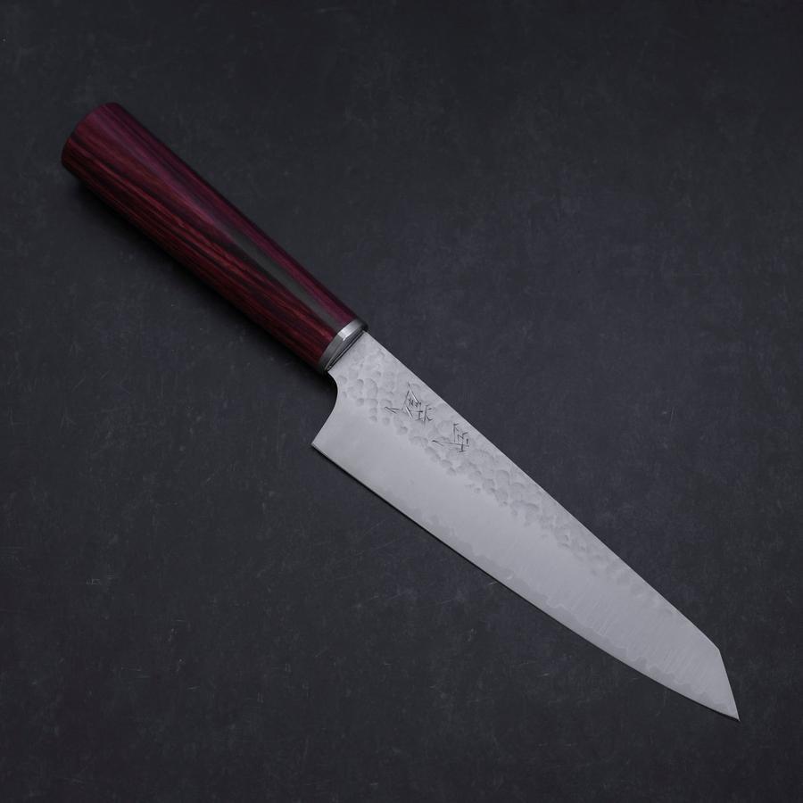 Kiritsuke Petty VG-10 Tsuchime Western Red Handle 150mm