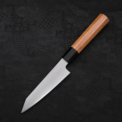 Kiritsuke Petty White Steel #2 Kasumi Buffalo Teak Handle 120mm