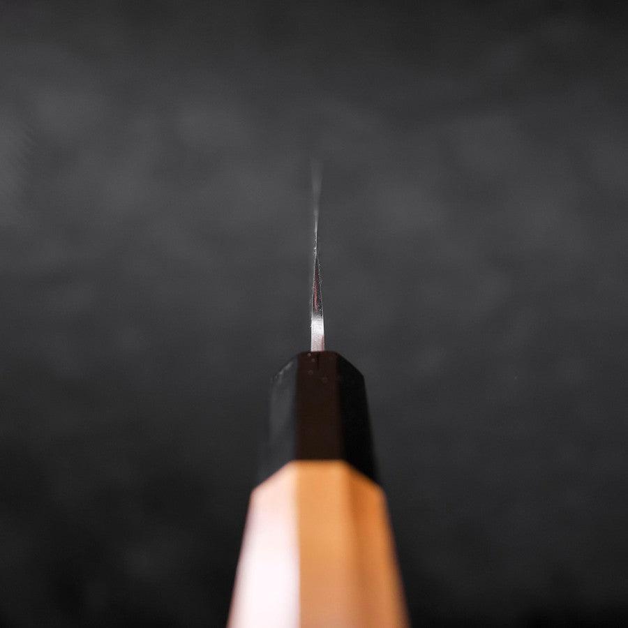 Kiritsuke Petty White Steel #2 Kasumi Buffalo Teak Handle 120mm