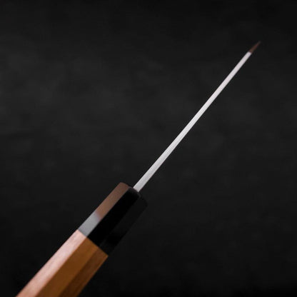 Kiritsuke Petty White Steel #2 Kasumi Buffalo Teak Handle 120mm