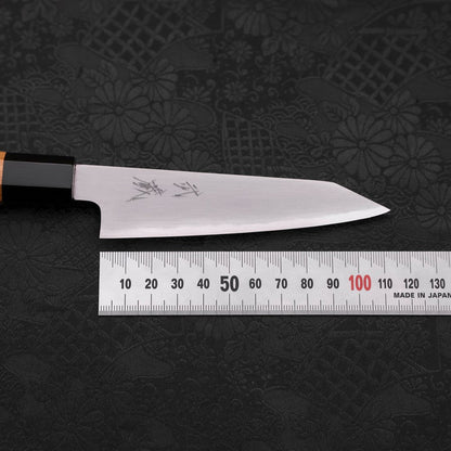 Kiritsuke Petty White Steel #2 Kasumi Buffalo Teak Handle 120mm