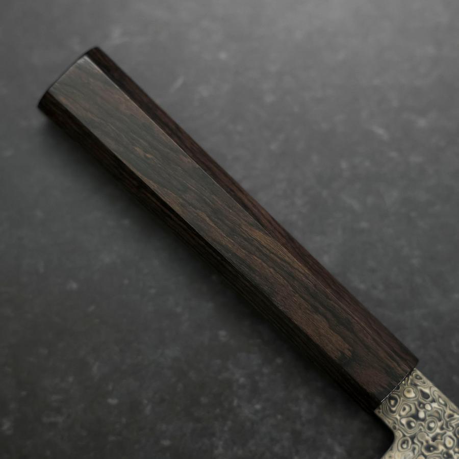 Kiritsuke SG-2 Black Nickel Damascus Ebony Handle 210mm