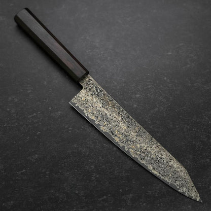 Kiritsuke SG-2 Black Nickel Damascus Ebony Handle 210mm