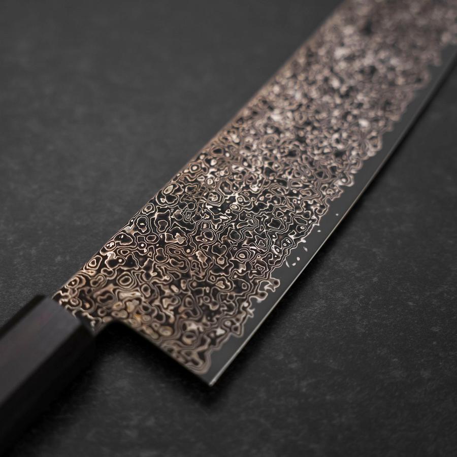 Kiritsuke SG-2 Black Nickel Damascus Ebony Handle 240mm
