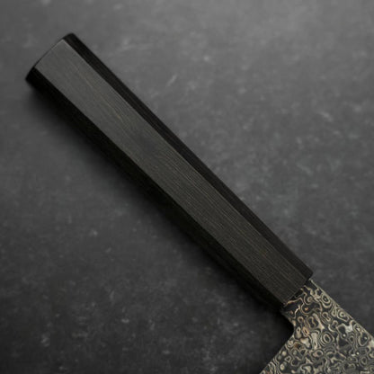 Kiritsuke SG-2 Black Nickel Damascus Ebony Handle 240mm