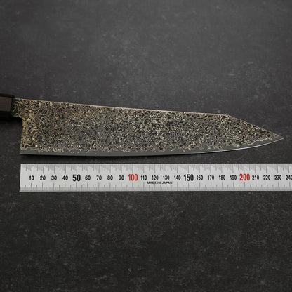 Kiritsuke SG-2 Black Nickel Damascus Ebony Handle 240mm
