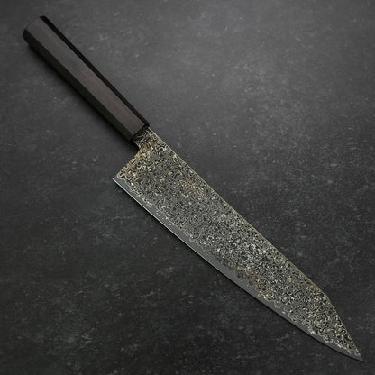 Kiritsuke SG-2 Black Nickel Damascus Ebony Handle 240mm