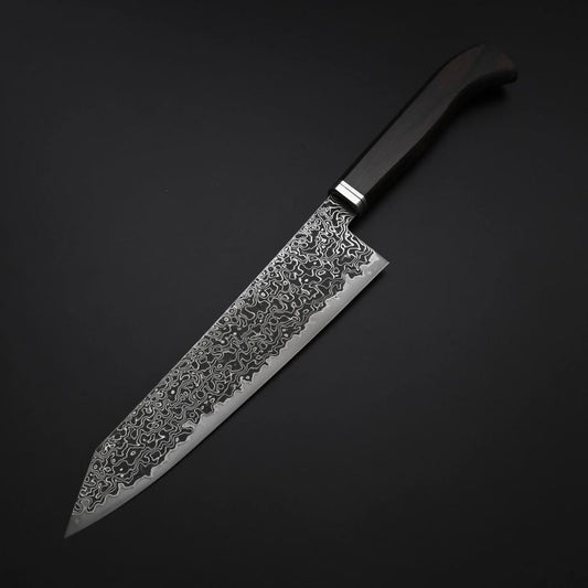 Kiritsuke SG-2 Black Nickel Damascus Western Ebony Handle 210mm