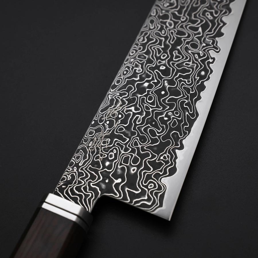 Kiritsuke SG-2 Black Nickel Damascus Western Ebony Handle 210mm