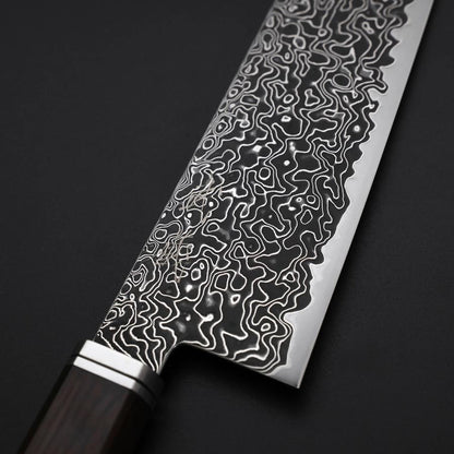 Kiritsuke SG-2 Black Nickel Damascus Western Ebony Handle 210mm