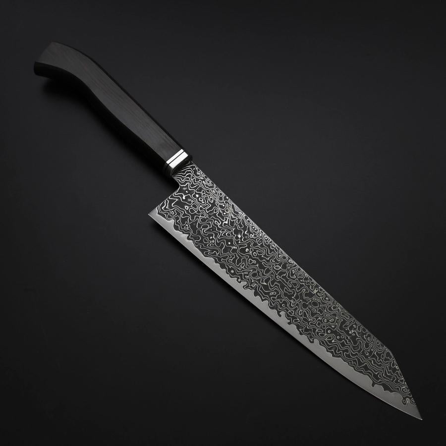 Kiritsuke SG-2 Black Nickel Damascus Western Ebony Handle 210mm