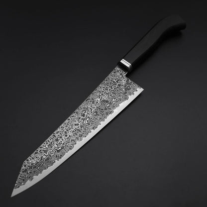 Kiritsuke SG-2 Black Nickel Damascus Western Ebony Handle 240mm