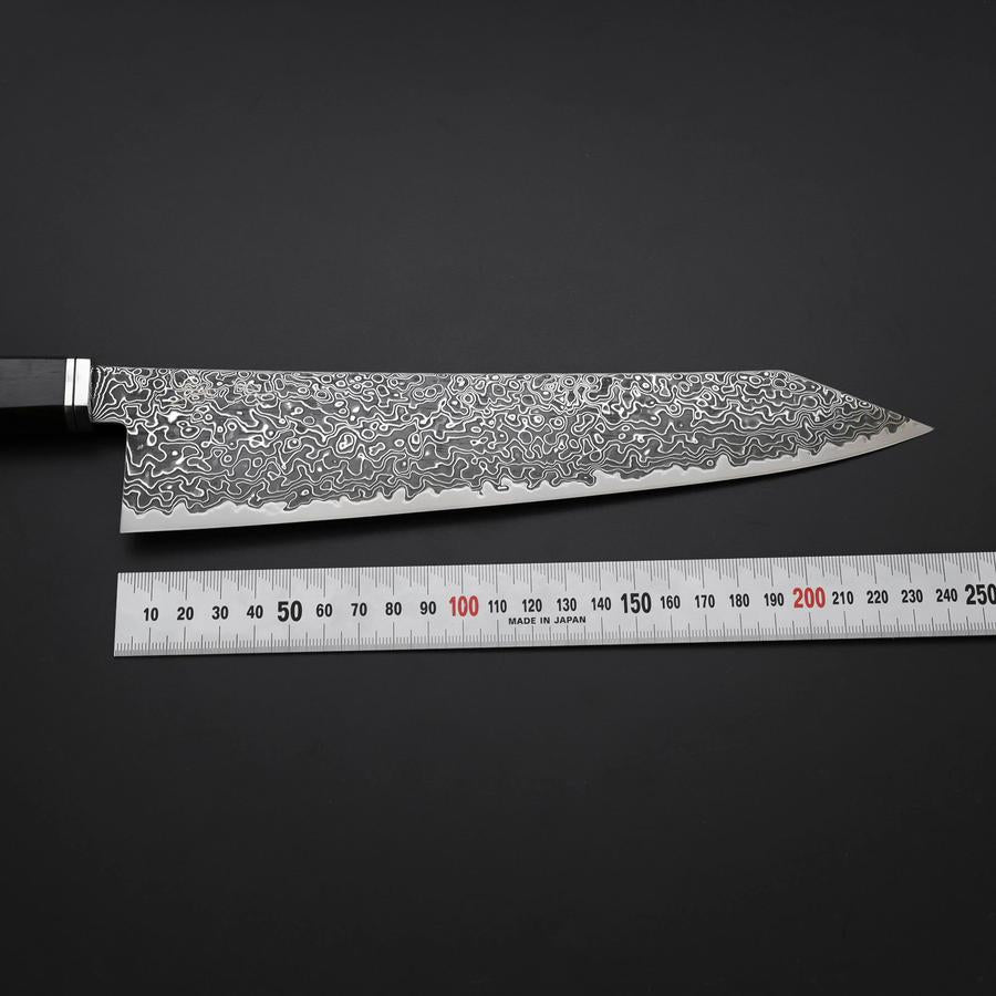 Kiritsuke SG-2 Black Nickel Damascus Western Ebony Handle 240mm