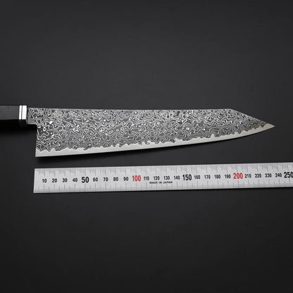 Kiritsuke SG-2 Black Nickel Damascus Western Ebony Handle 240mm