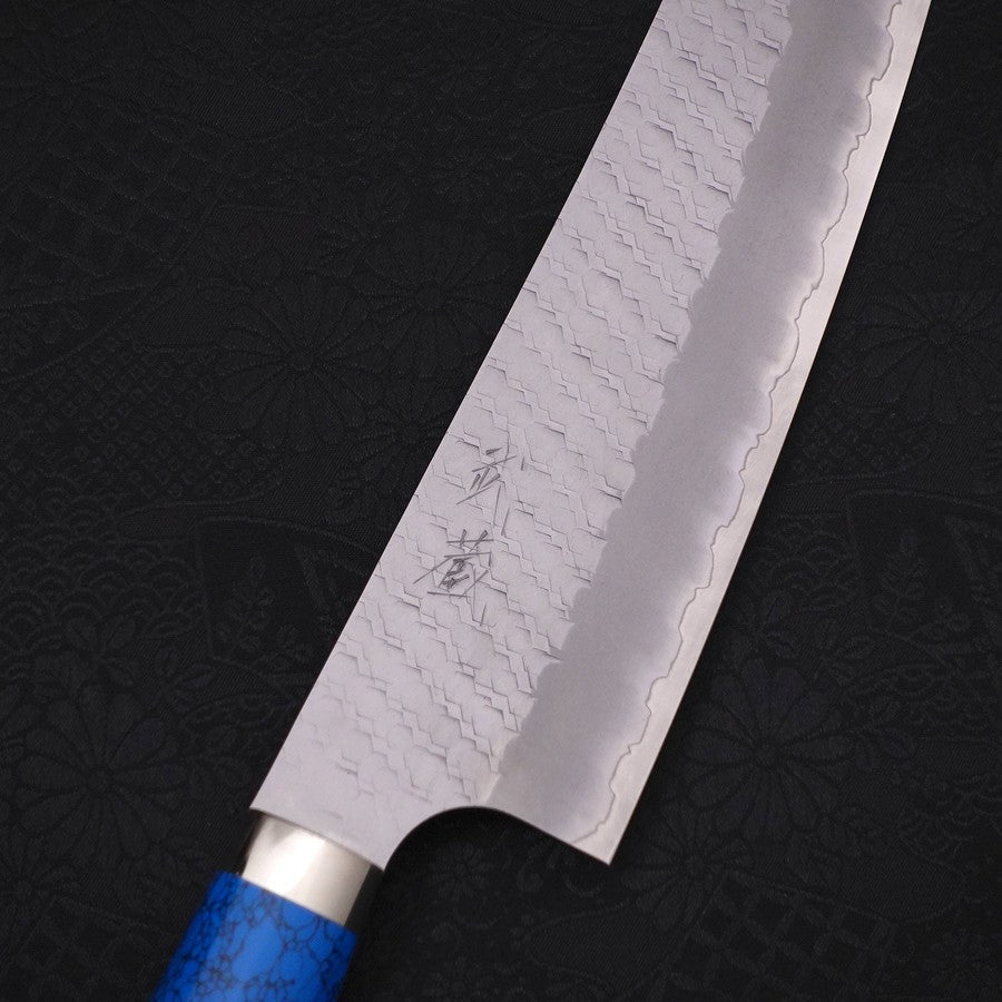 Kiritsuke SG-2 Tsuchime Turquoise Blue Handle 200mm