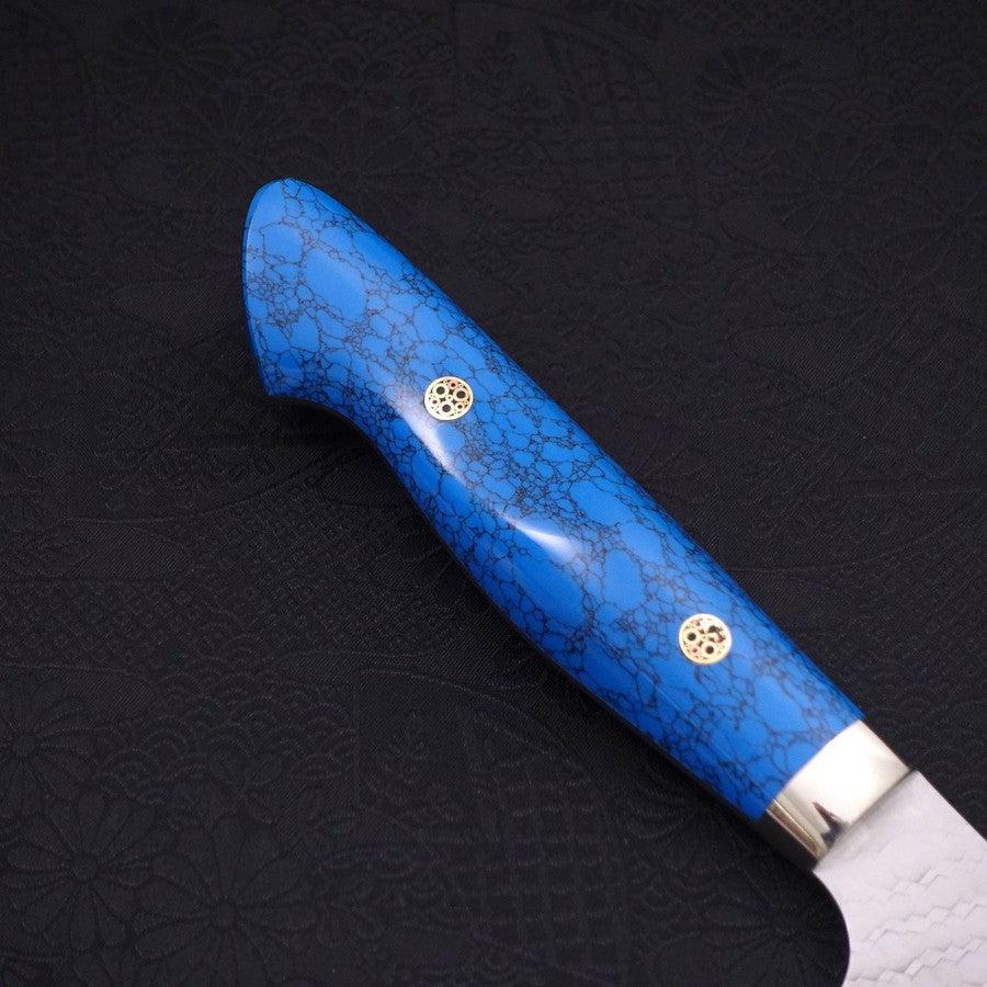 Kiritsuke SG-2 Tsuchime Turquoise Blue Handle 200mm