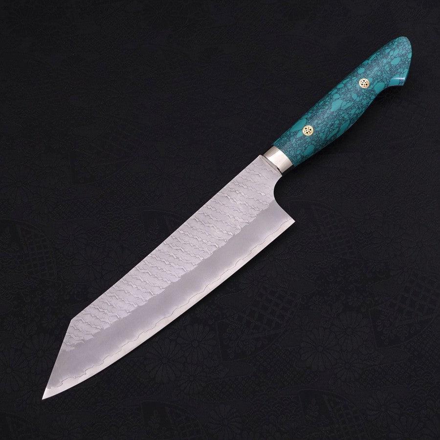 Kiritsuke SG-2 Tsuchime Turquoise Green Handle 200mm