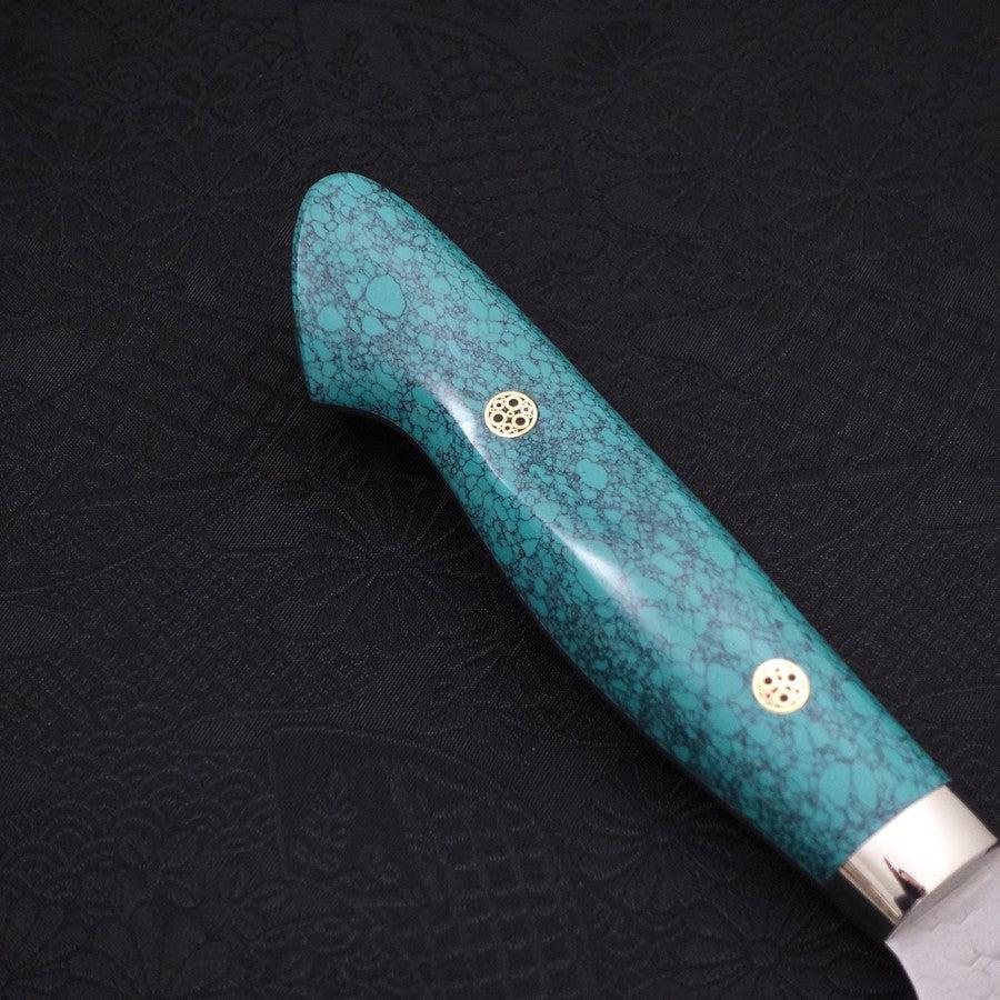 Kiritsuke SG-2 Tsuchime Turquoise Green Handle 200mm