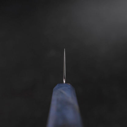 Kiritsuke SG-2 Wave Nickel Damascus Blue Maple Handle 210mm