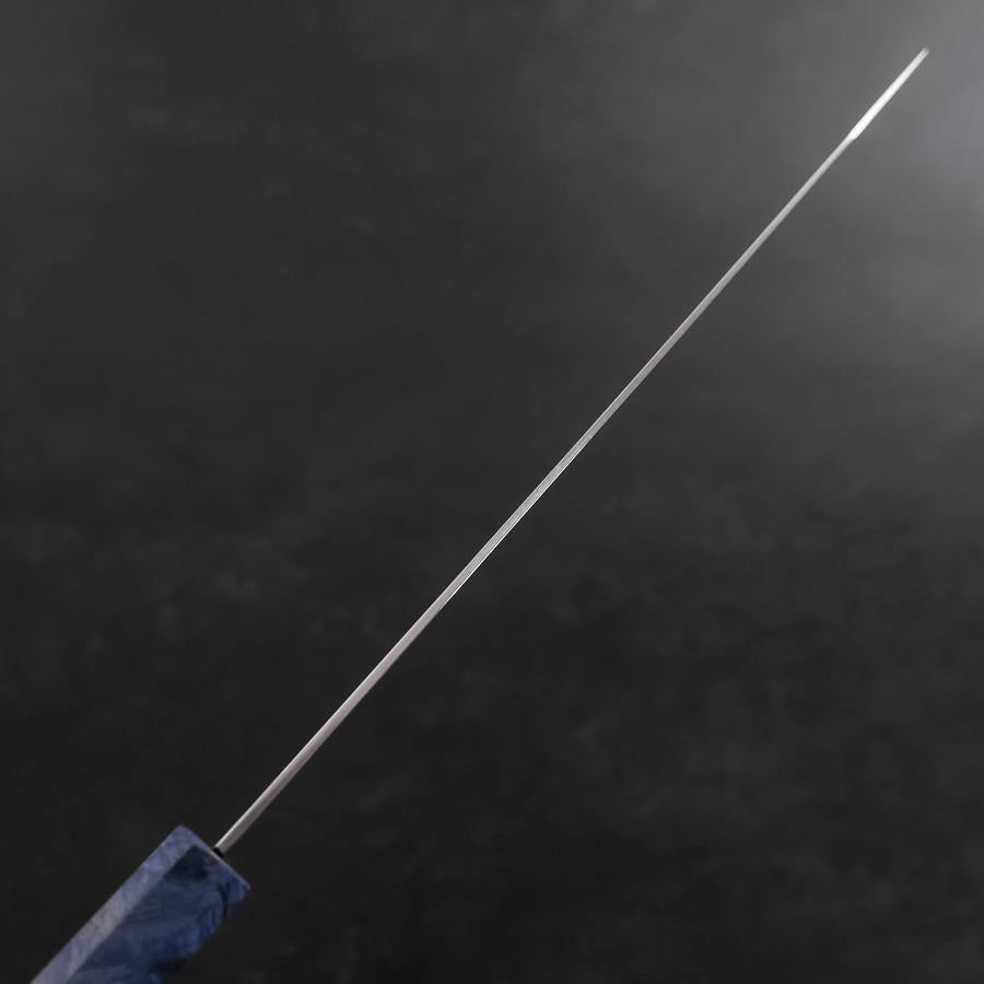 Kiritsuke SG-2 Wave Nickel Damascus Blue Maple Handle 240mm