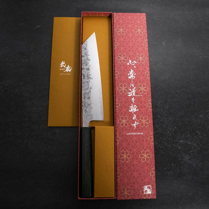Kiritsuke SLD Nashiji Washi Green Urushi Handle 210mm