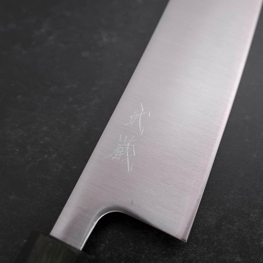 Kiritsuke SLD Polished Green Urushi Handle 240mm