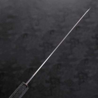 Kiritsuke SLD Wave Nickel Damascus Black Ishime Urushi Handle 210mm