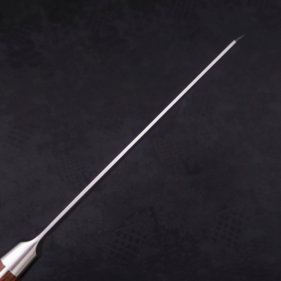 Kiritsuke Santoku VG-5 Stainless Tsuchime Western Mahogany Handle 190mm