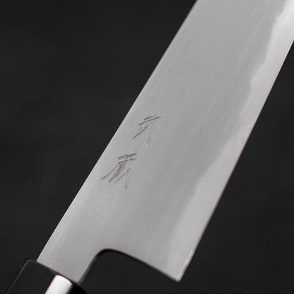 Kiritsuke Santoku White Steel #2 Kasumi Buffalo Teak Handle 180mm