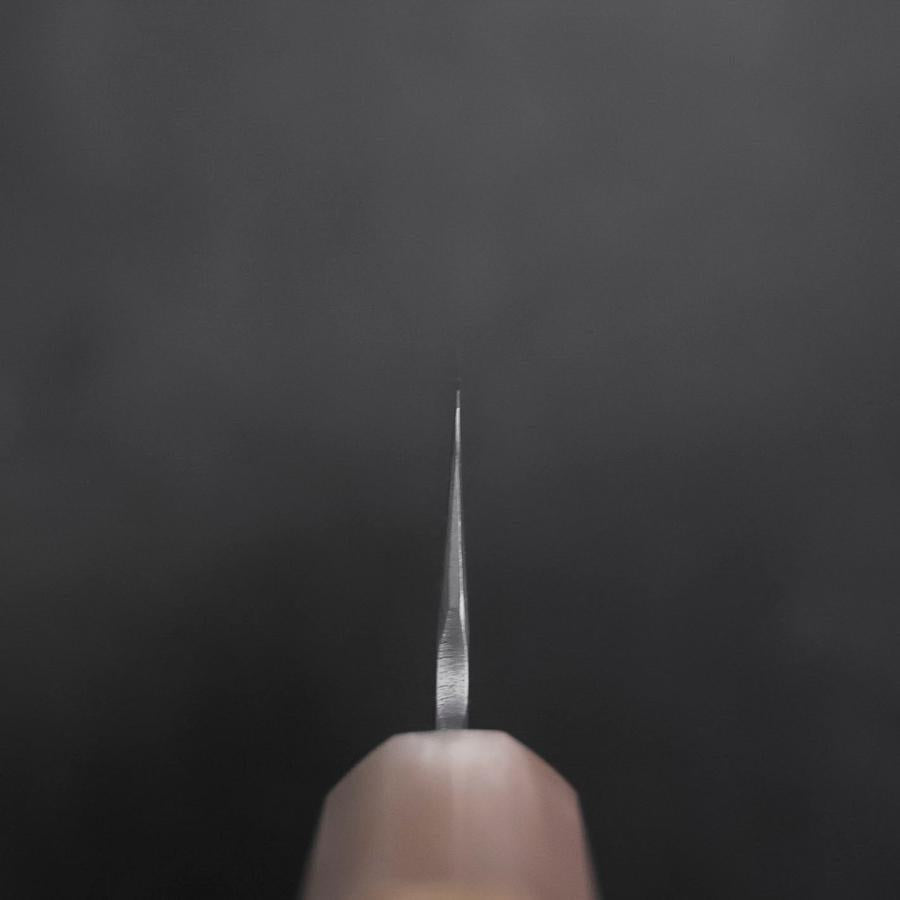 Kiritsuke Silver Steel #3 Bokashi Double Buffalo Capped Magnolia Handle 195mm