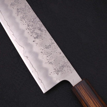 Kiritsuke Silver Steel #3 Nashiji Sumi Urushi Handle 240mm