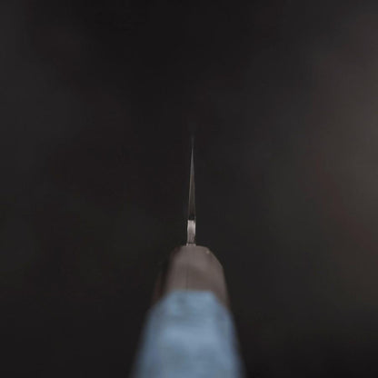 Kiritsuke Silver Steel #3 Nickel Damascus Buffalo Turquoise Handle 210mm