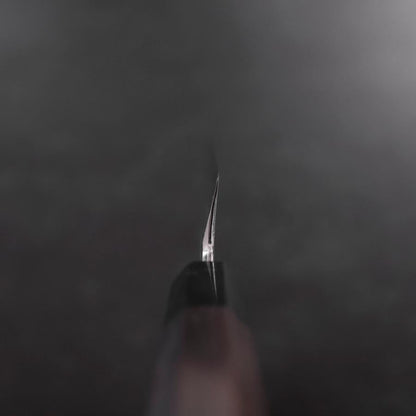 Kiritsuke Silver Steel #3 Polished Buffalo Ebony Handle 230mm