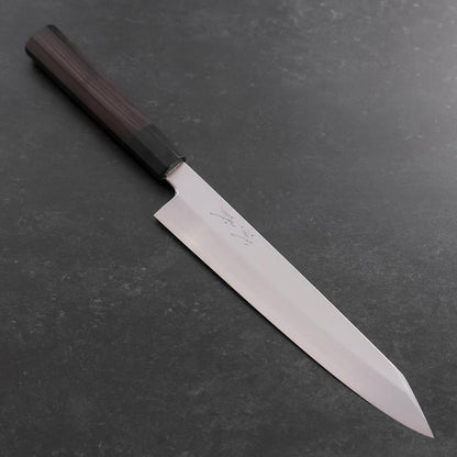 Kiritsuke Silver Steel #3 Polished Buffalo Ebony Handle 230mm